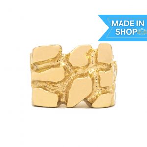 Toby - Solid Nugget Ring