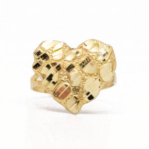 Nugget Heart 3D - Ring