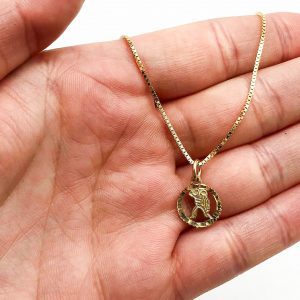 Mini Aquarius - Zodiac Pendant