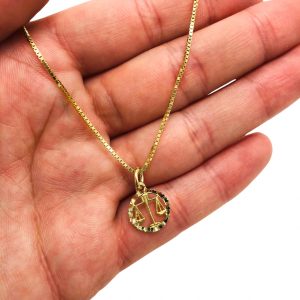 Mini Libra - Zodiac Pendant