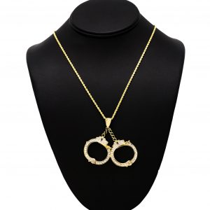 CZ Handcuffs - Pendant