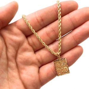 #1 Dad Engravable - Pendant