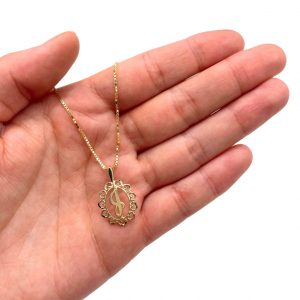 Letter J Oval - Pendant
