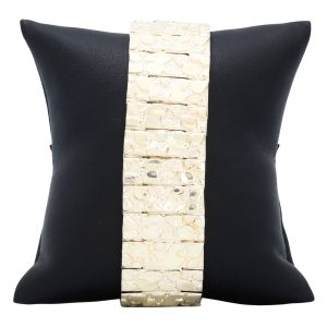 Nugget Link 24mm Size Xtra Large - Silver Bracelet