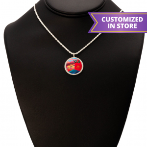 CZ Silver Memory Pendant Small - Pendant