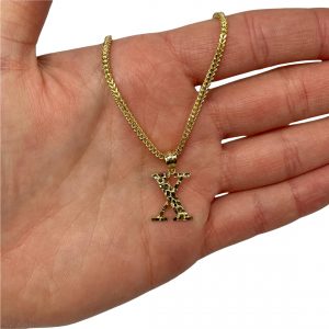 Letter X Mini Nugget - Pendant