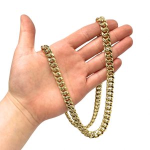 Hollow Miami Cuban 9.5mm 24" - Chain