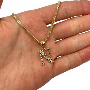 Letter N Mini Nugget - Pendant