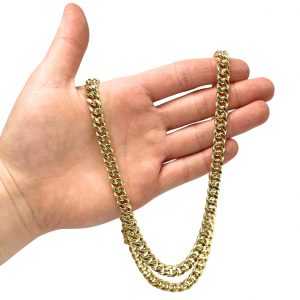 Hollow Miami Cuban 7.5mm 24" - Chain