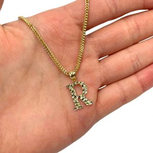 Letter R Mini Nugget - Pendant
