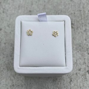 August Birthstone Flower Studs - Earring