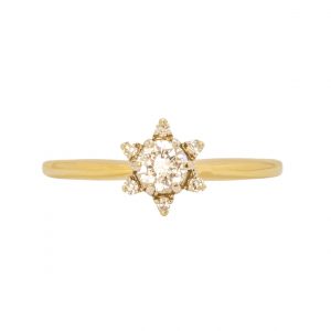Star Diamond Ring 0.35ct - Diamond Ring