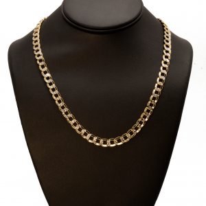 Two-Tone Cuban 7.75mm 20" - Chain