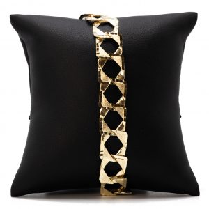 Classic Double-Sided Diamond Cut 12.25mm - Bracelet