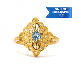 December Ornamental Birthstone - Ladies Ring