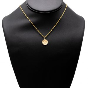 Diamond Praying Jesus 0.10ct - Diamond Pendant