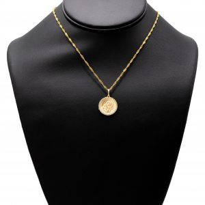 Diamond Praying Jesus 0.25ct - Diamond Pendant