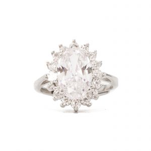 Royal Oval - Silver Ring