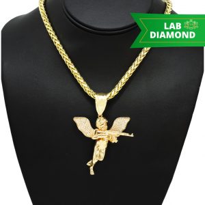 Diamond Angel of Arms1.01ct - Diamond Pendant