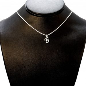 Silver Letter G- Silver Pendant
