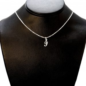 Silver Letter J- Silver Pendant