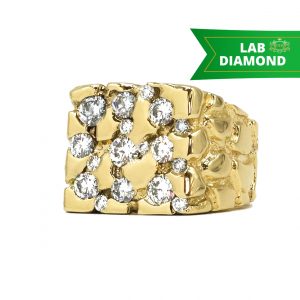 Icy Tyson 1.94ct Lab #127- Diamond Nugget Ring