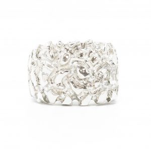 James - Silver Nugget Ring