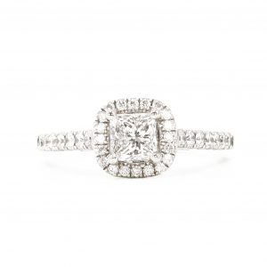Halo Square Cluster #102 1.47ct - Diamond Ring