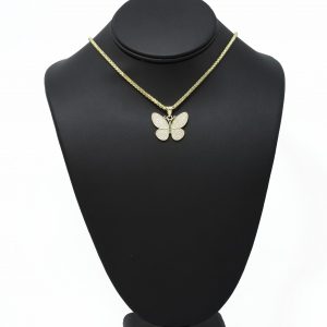 Blue Middle Butterfly - Pendant