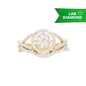 Round Cluster .75ct Lab #125 - Diamond Ring