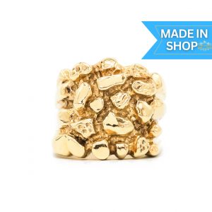 Jonah- Solid Nugget Ring