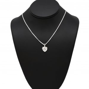 Heart Nugget- Silver Pendant