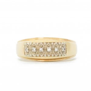 Mens Diamond Band 0.09ct - Diamond Ring