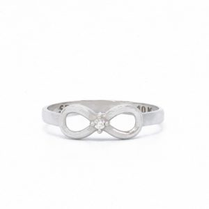 Diamond infinity .05ct 10k- Diamond Ring