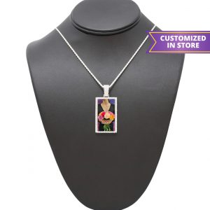 Rectangle Silver Memory - Pendant