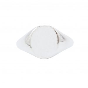 Oval Signet - Silver Ring