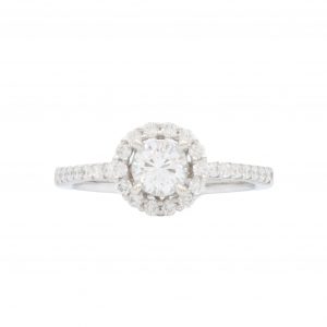 Brilliant Cut .87ct 18k #107- Diamond Ring