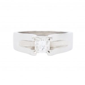 Princess Cut .74ct 14k #162- Diamond Ring