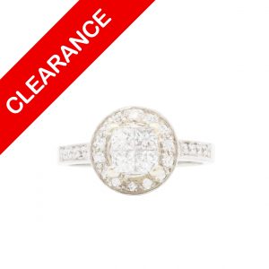 Princess Cut .69ct 14k #166 - Diamond Ring