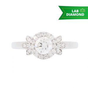 Brilliant Cut Lab .67ct #223 - Diamond Ring