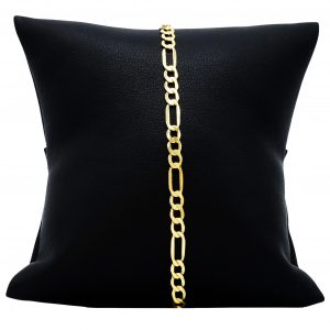 Hollow Figaro 4mm 10k - Bracelet