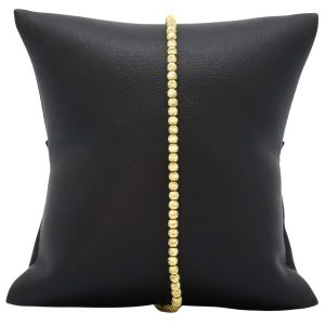 3mm Diamond Cut Bead 8" - Bracelet