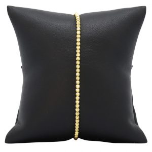 2.5mm Diamond Cut Bead 8"- Bracelet