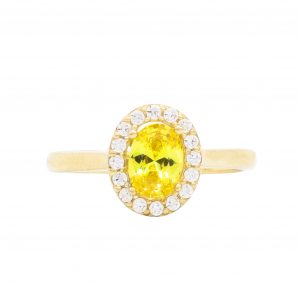 Oval November - Birthstone Ring