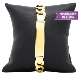 Engravable Cuban Bracelet 11mm 8.5"- Bracelet