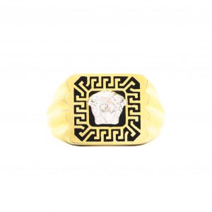 Detailed Square Medusa - Ring