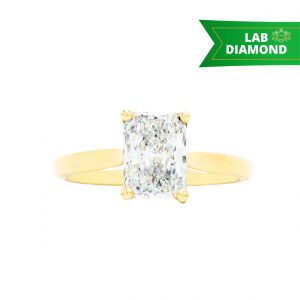 Radiant Cut 2ct #148 - Diamond Ring