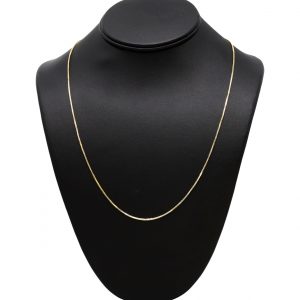 Solid Two Tone Box 1mm 22"- Chains