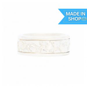 Nugget Band - Silver Nugget Ring