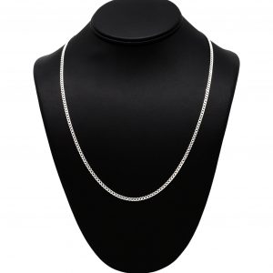 Solid Curb 2.75mm 22" - Silver Chain